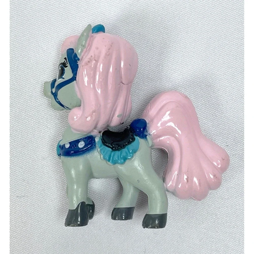 Disney Palace Pets Mini Figures Small Horses Blue Pink Yellow Rapunzel‎ Pony